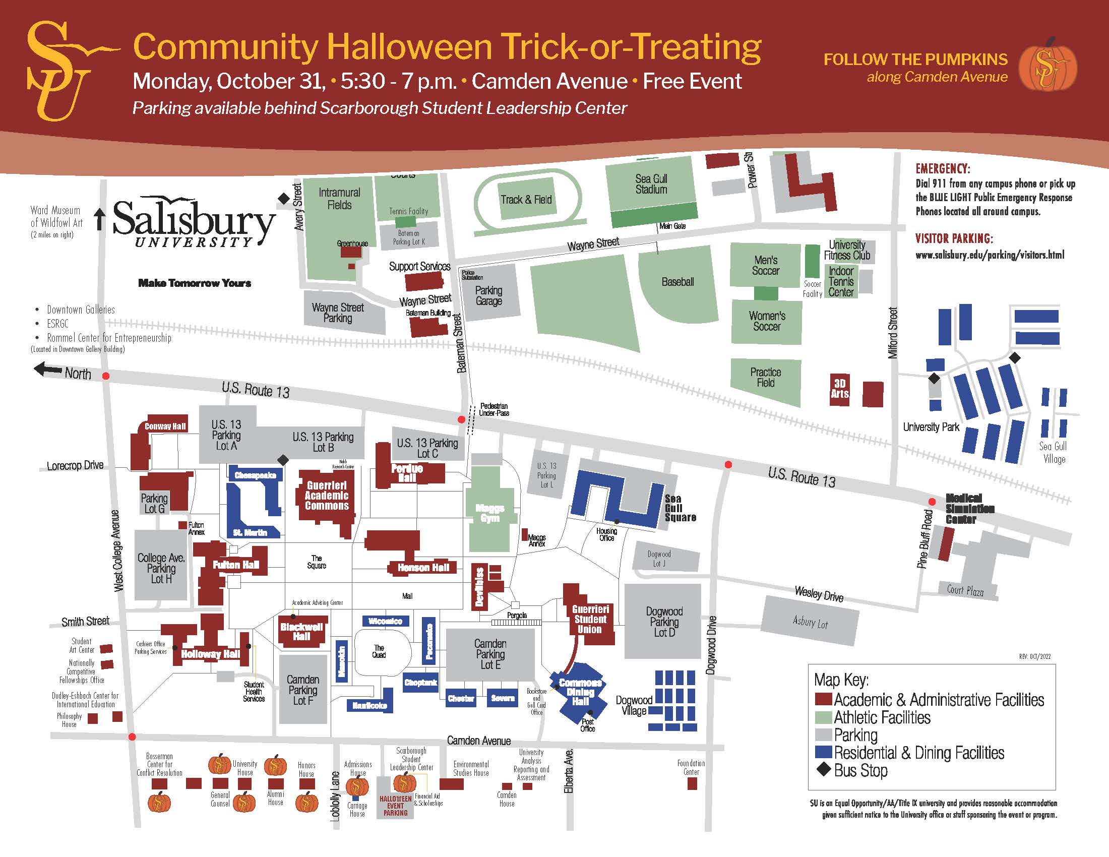 SU Halloween Community Trick-or-Treating Map